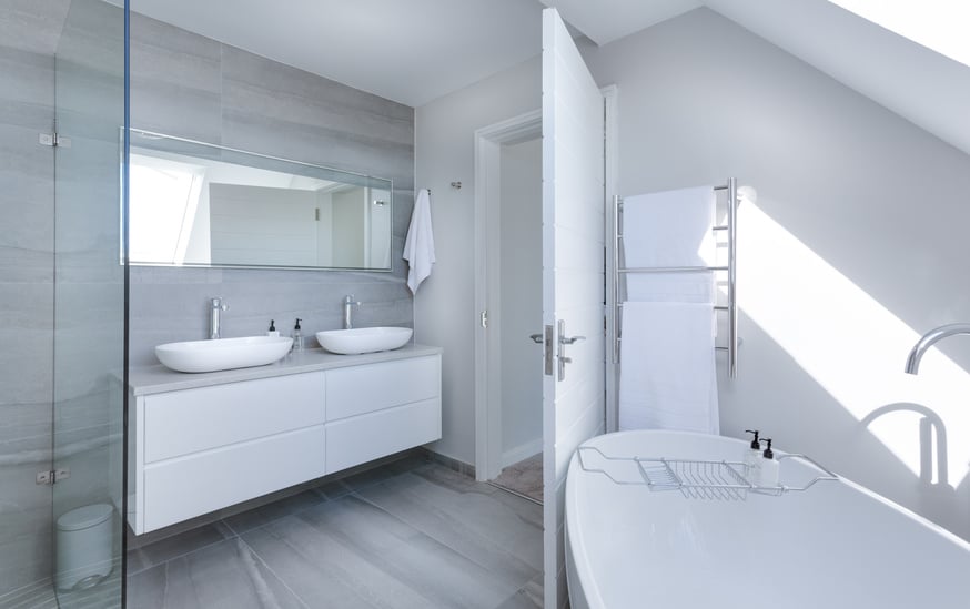 White Bathroom Interior